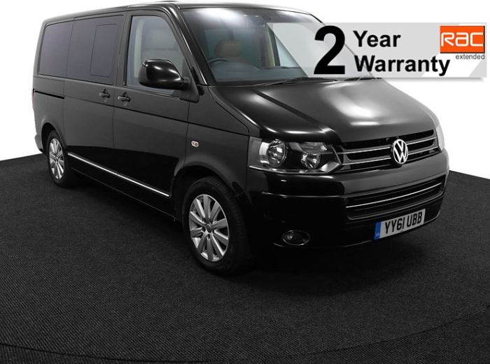 1.Wheelchair Accessible Vehicle YY61UBB Volkswagen Caravelle Black Nav RAC